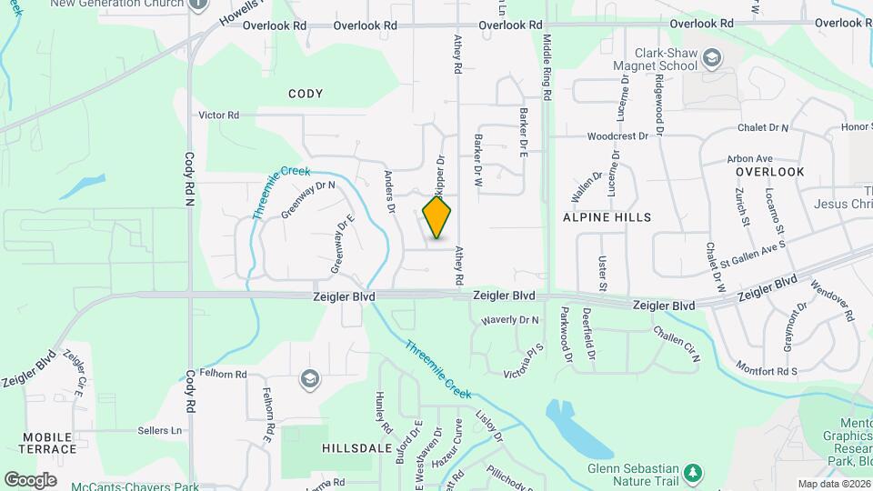 6558 Wesley Dr Map and Location Details