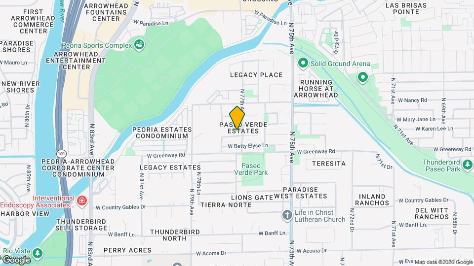7720 W Karen Lee Ln, Unit SI ID1540151P Mapa y Detalles de la Ubicación