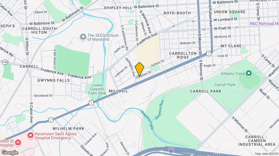 2533 Christian St Map and Location Details