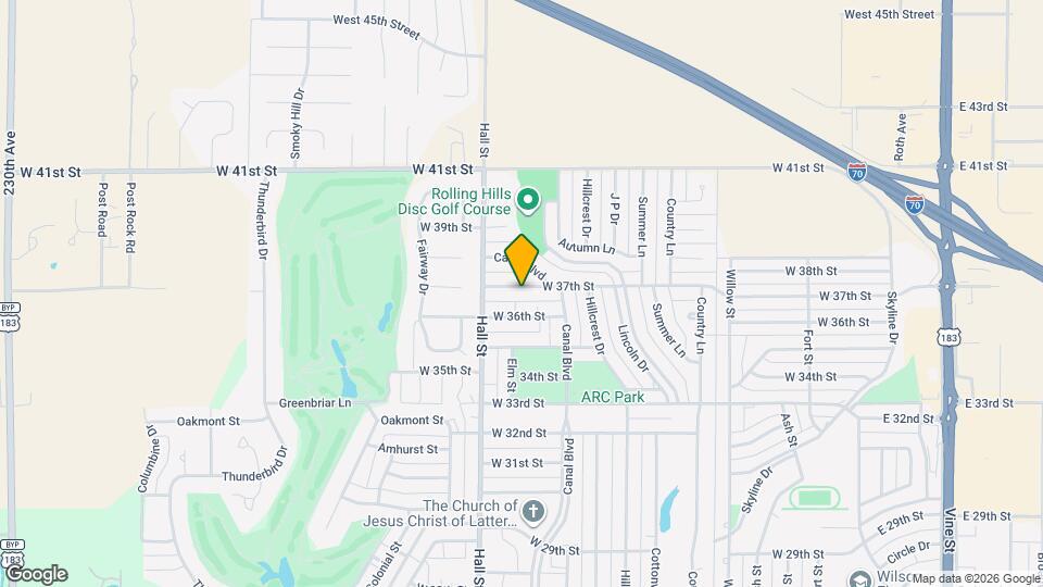 510 W 37th St Map and Location Details