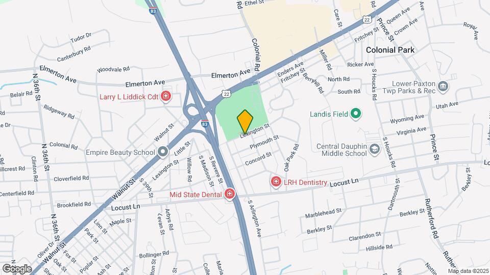 4225 Lexington St Map and Location Details