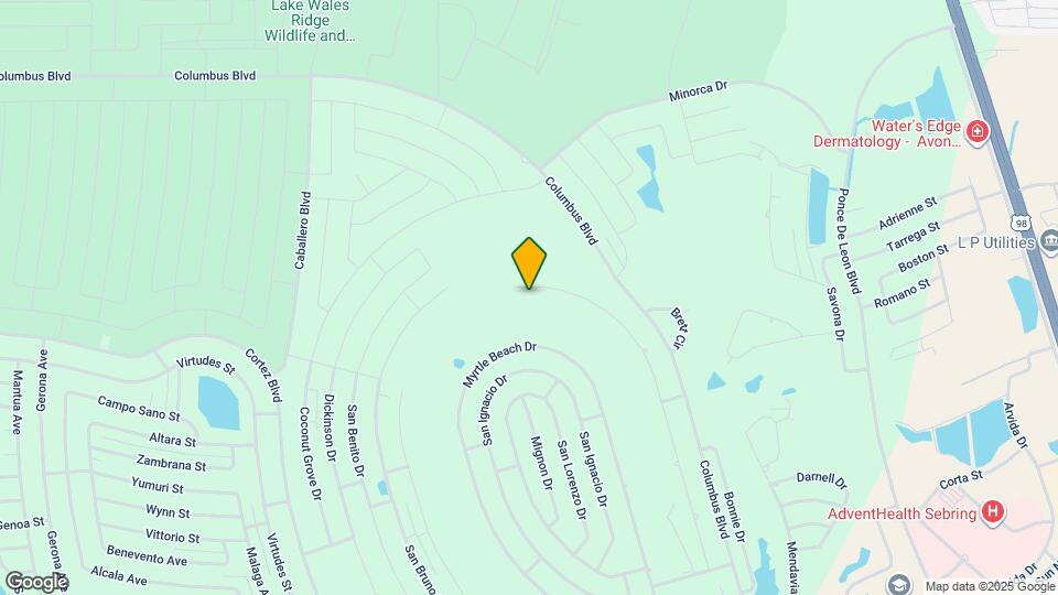 5320 Pebble Beach Dr Map and Location Details