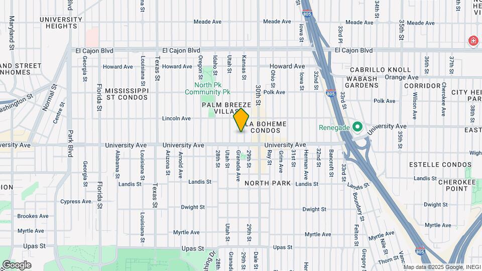 3926-3932 Kansas St Map and Location Details