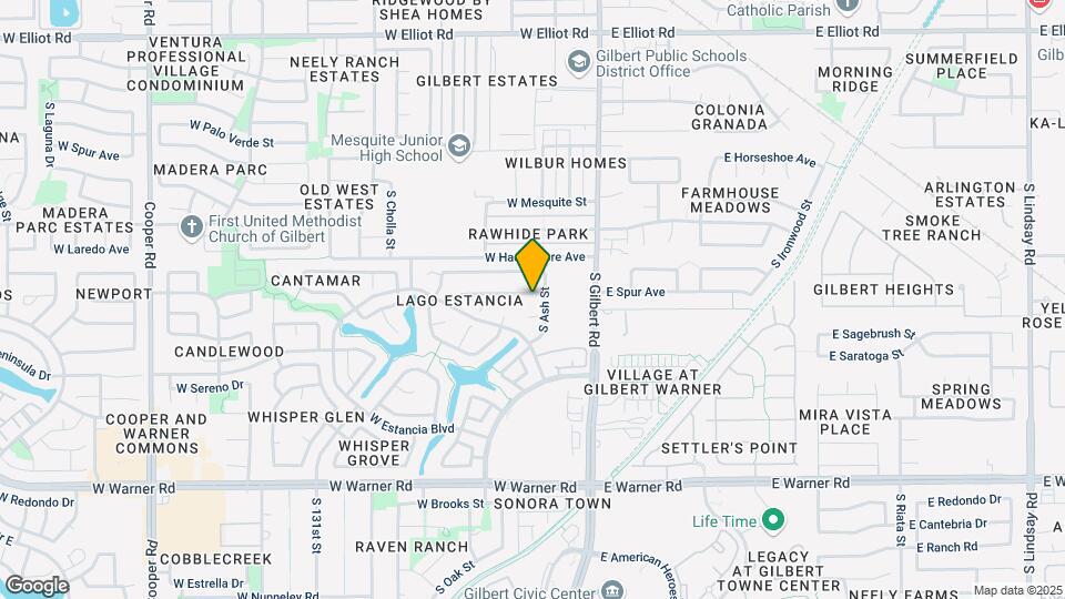 121 W Sagebrush St Map and Location Details