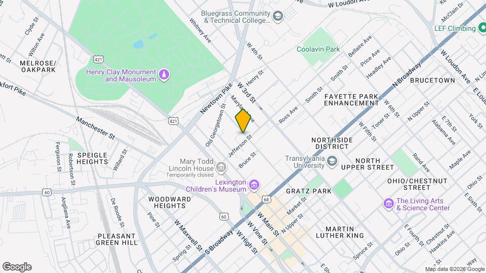 508 W 2nd St Map and Location Details