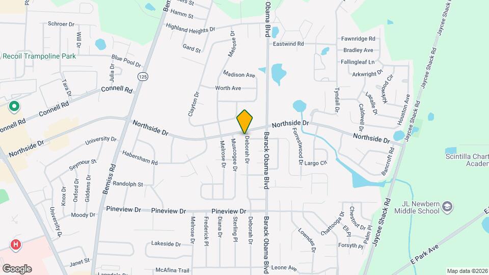 2600 Deborah Dr Map and Location Details
