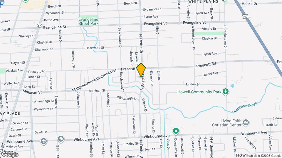 3991 N Foster Dr Map and Location Details