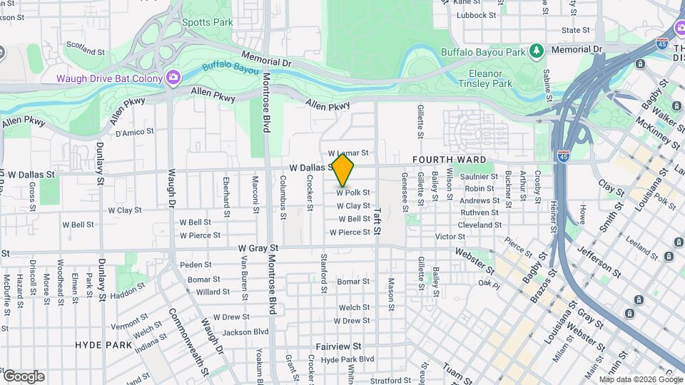 512 W Polk St Map and Location Details