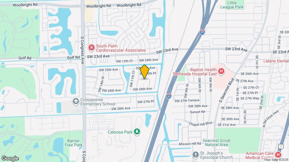 1066 SW 25th Way Map and Location Details