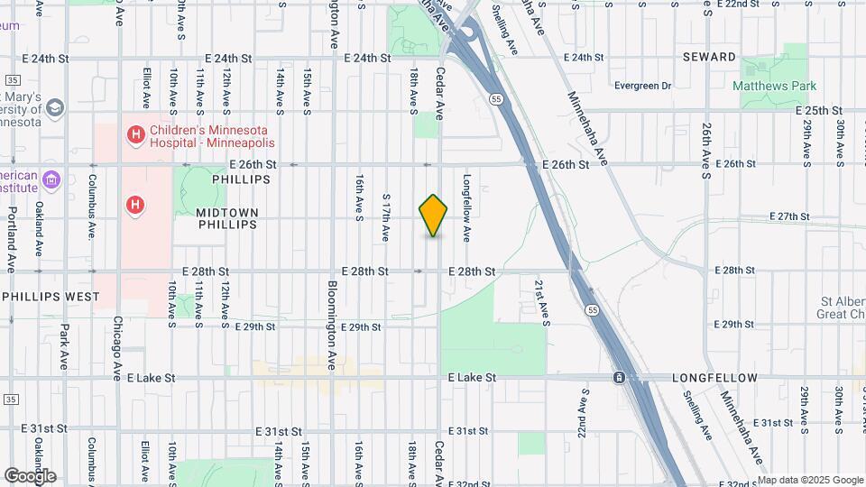 2720 Cedar Ave S Map and Location Details