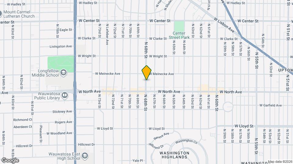 2346 N 68th St Map and Location Details