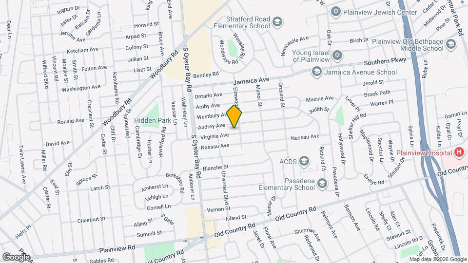 34 Virginia Ave Map and Location Details