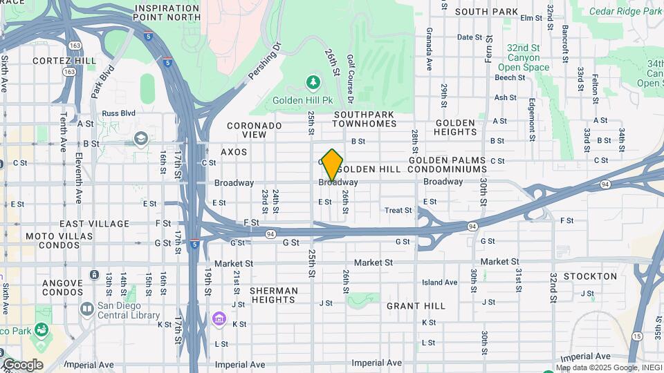 2541-2543 Broadway Map and Location Details