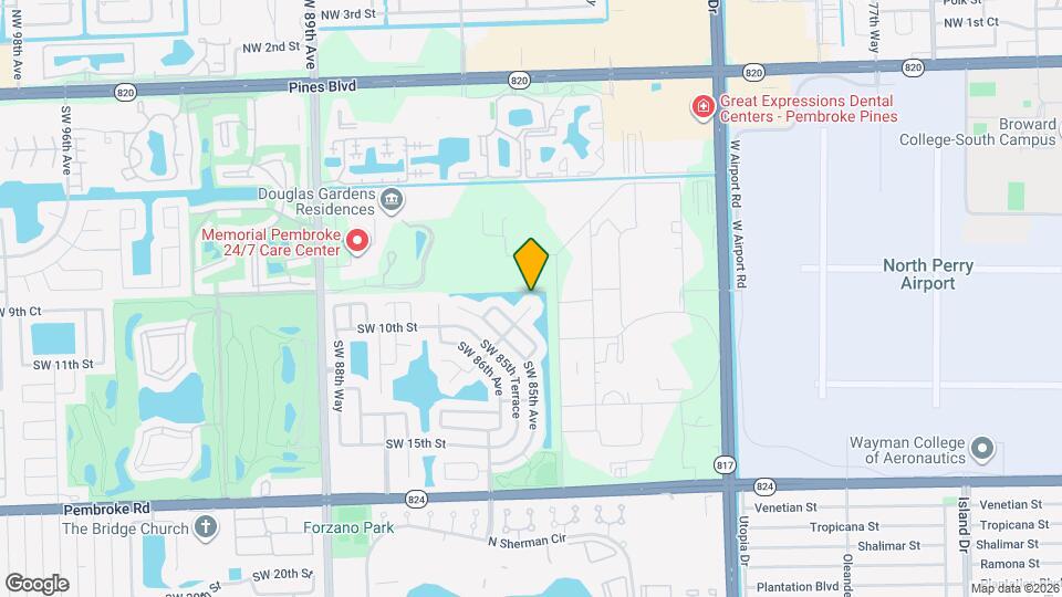 8311 SW 12th St Map and Location Details