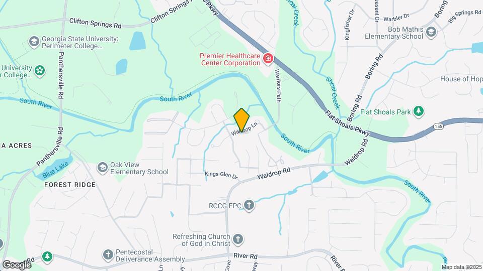 3836 Waldrop Ln Map and Location Details