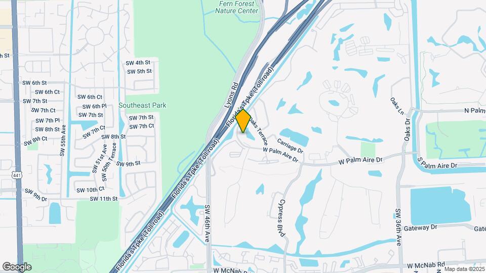 4261 W Palm Aire Dr Map and Location Details