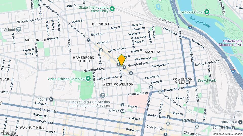 3952 Lancaster Ave Map and Location Details