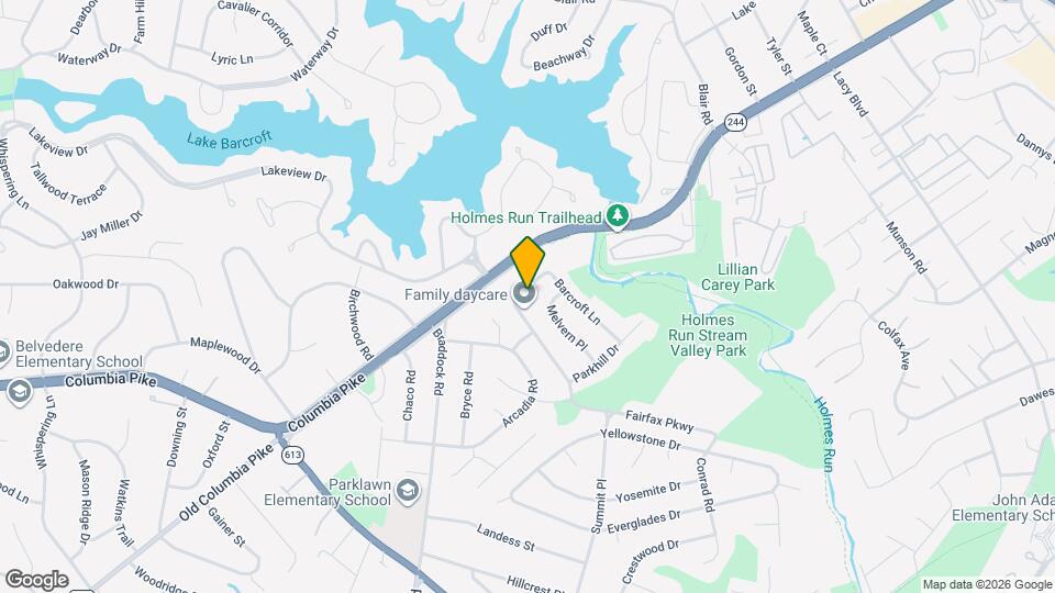 3821 Fairfax Pkwy Map and Location Details