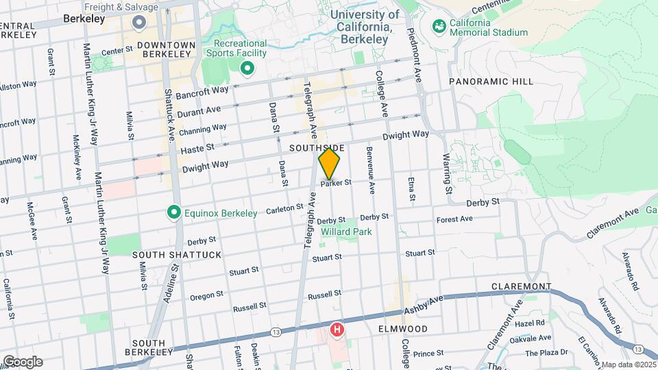 2456 Parker St Map and Location Details
