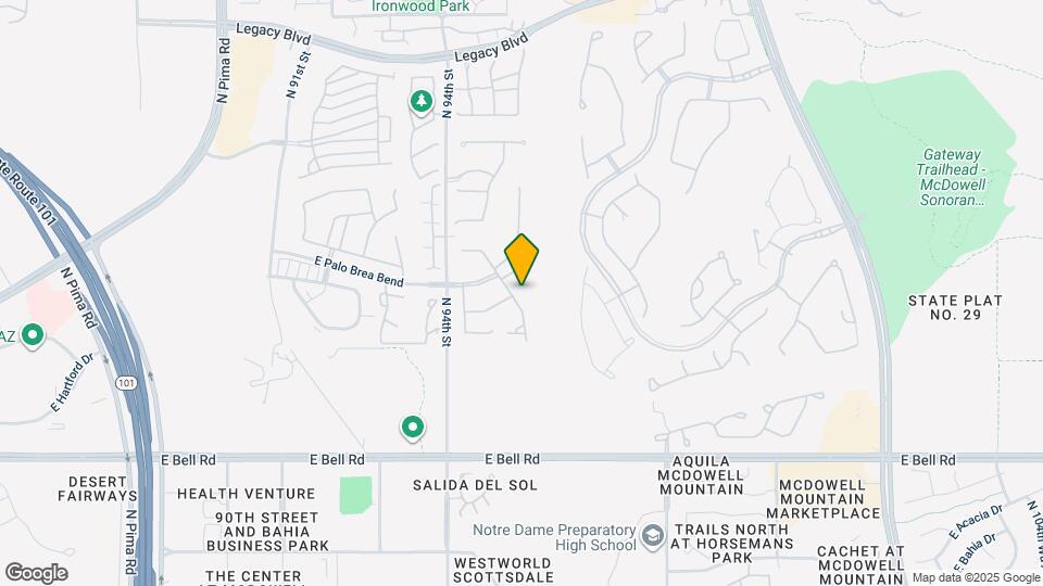 17581 N 95th St Map and Location Details