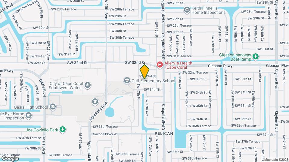 1713 SW 33rd Terrace Map and Location Details