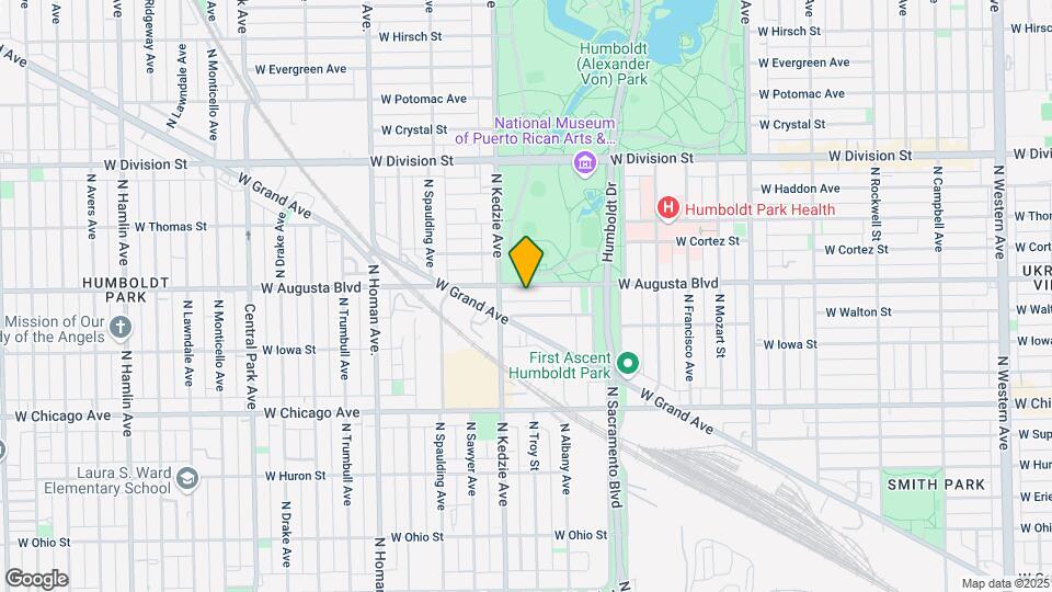3133 W Augusta Blvd Mapa y Detalles de la Ubicación