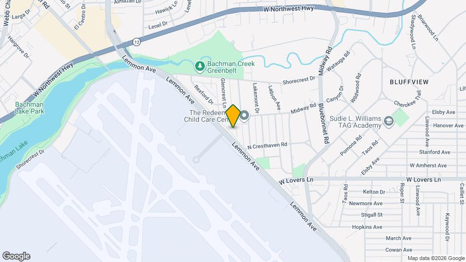 8515 Glencrest Ln Map and Location Details