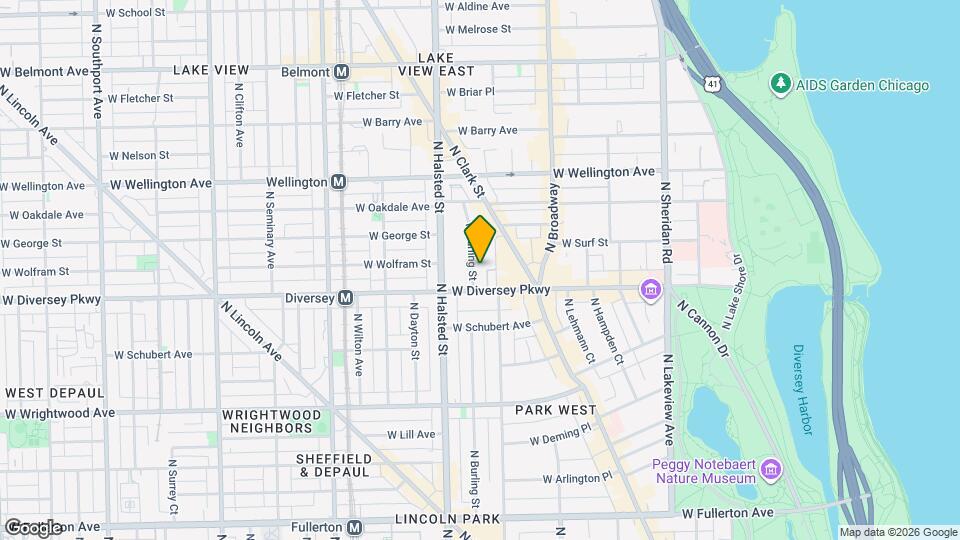 2819 N Burling St, Unit 2 Map and Location Details