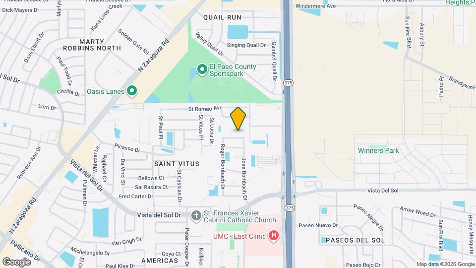 12255 Via Del Rio Map and Location Details