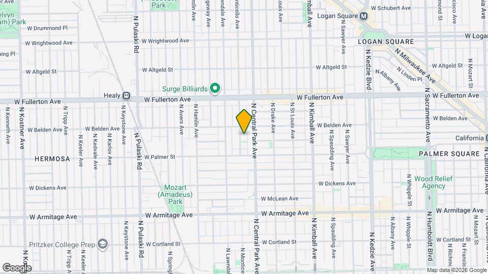 2241 N Monticello Ave Map and Location Details