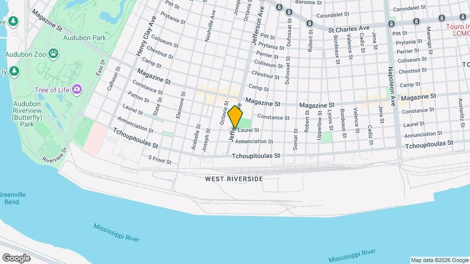 627 Jefferson Ave Map and Location Details