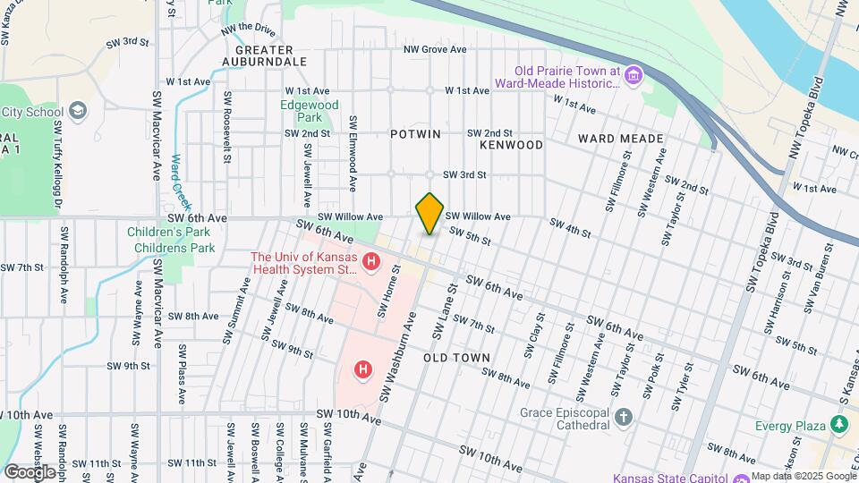 521 SW Washburn Ave Map and Location Details