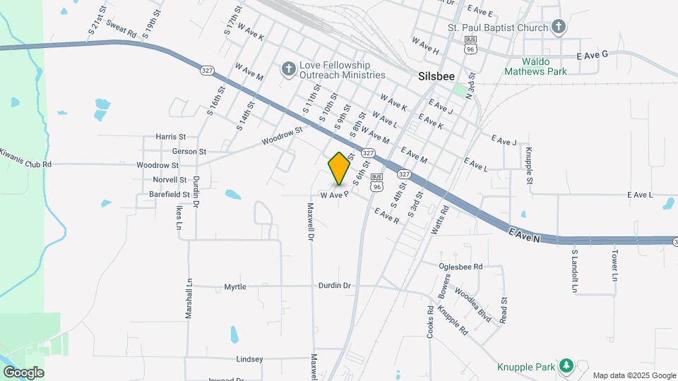 220 W Ave P Map and Location Details