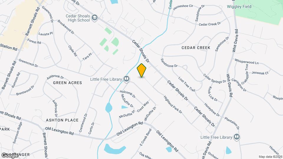 123 Highland Park Dr Map and Location Details