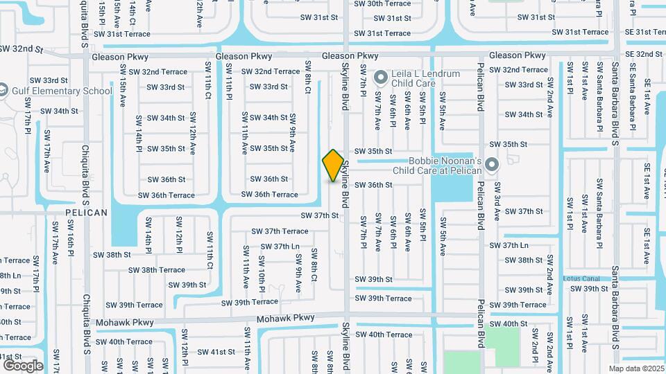3603 SW 8th Pl Map and Location Details