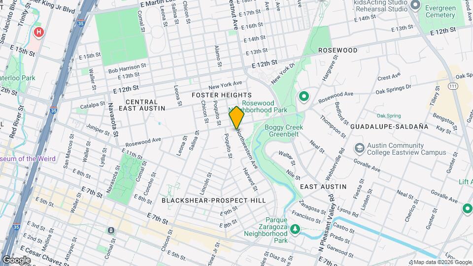 1144 Northwestern Ave Map and Location Details