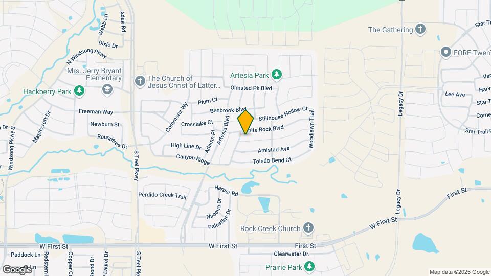 16309 Dry Creek Blvd Map and Location Details