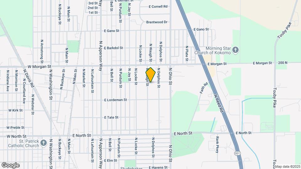 1009 E Spraker St Map and Location Details