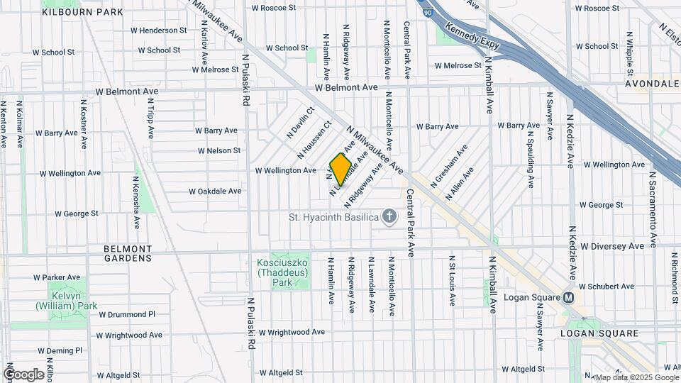 2915 N Lawndale Ave Map and Location Details