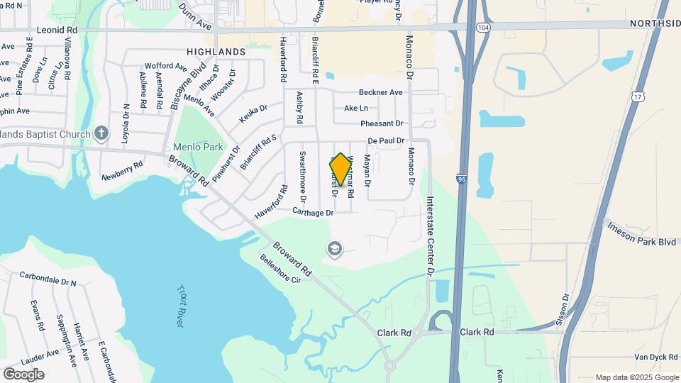 10235 Elmhurst Dr Map and Location Details