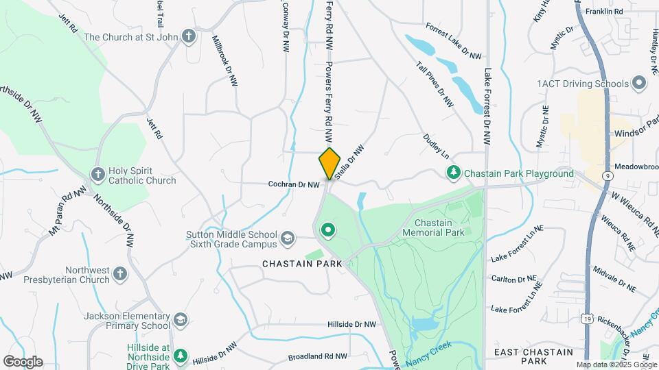 4427 Powers Ferry Rd NW Map and Location Details