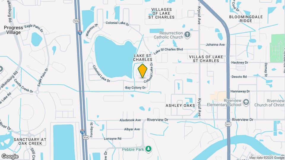 7107 Colonial Lake Dr Map and Location Details