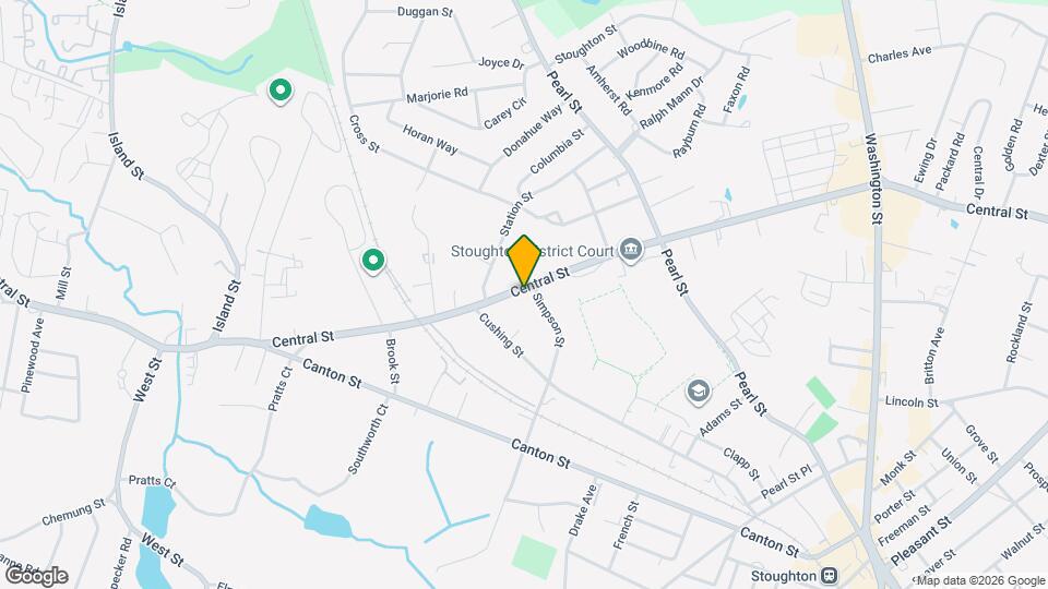 1388 Central St Map and Location Details