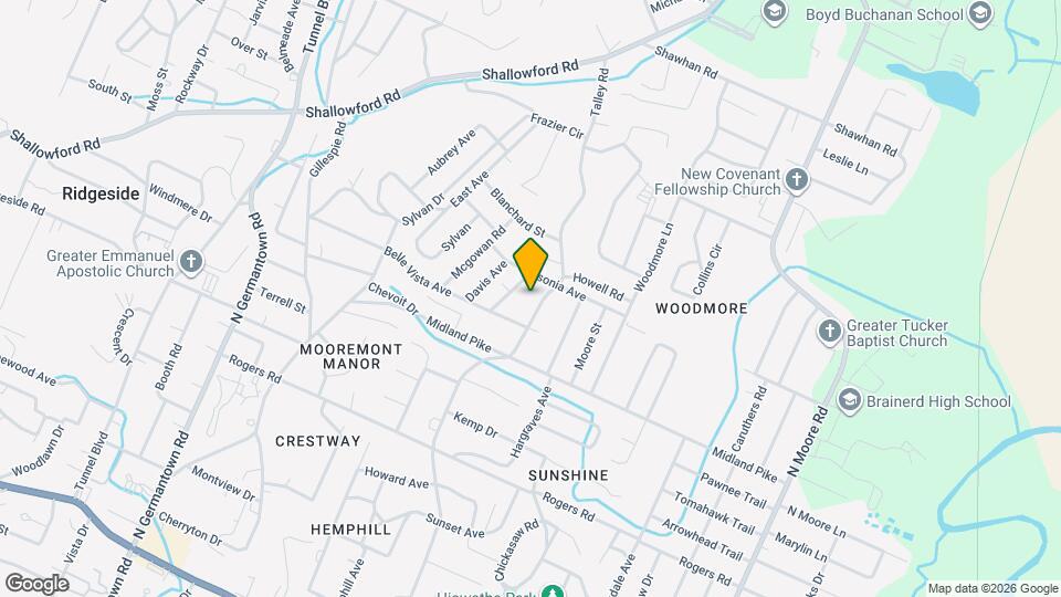 727 Talley Rd Map and Location Details