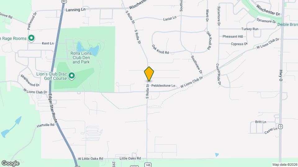 201 Pebblestone Ln Map and Location Details