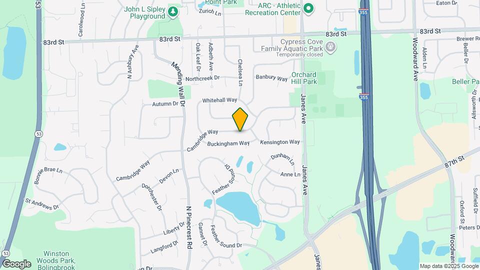 585 Cambridge Way Map and Location Details