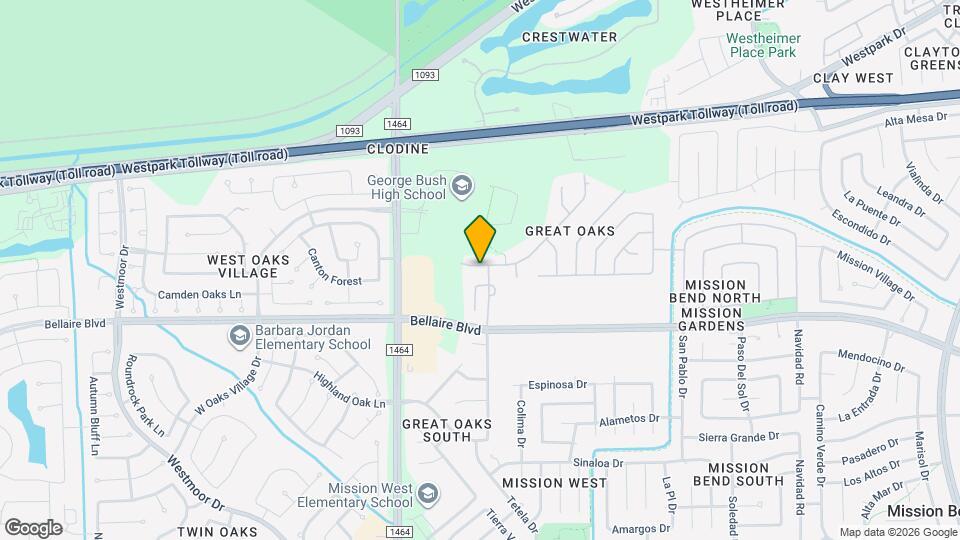 16907 Great Oaks Glen Dr Map and Location Details