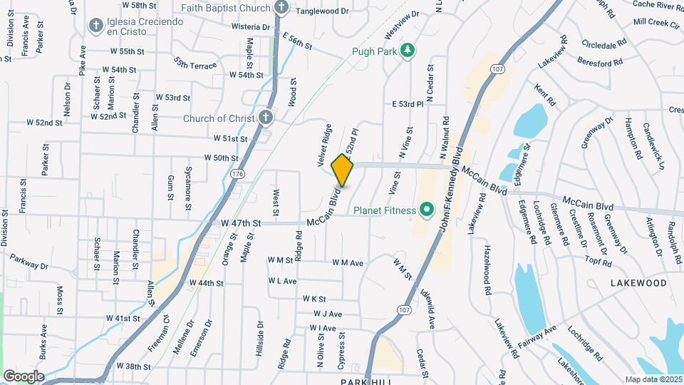 416 McCain Blvd Map and Location Details