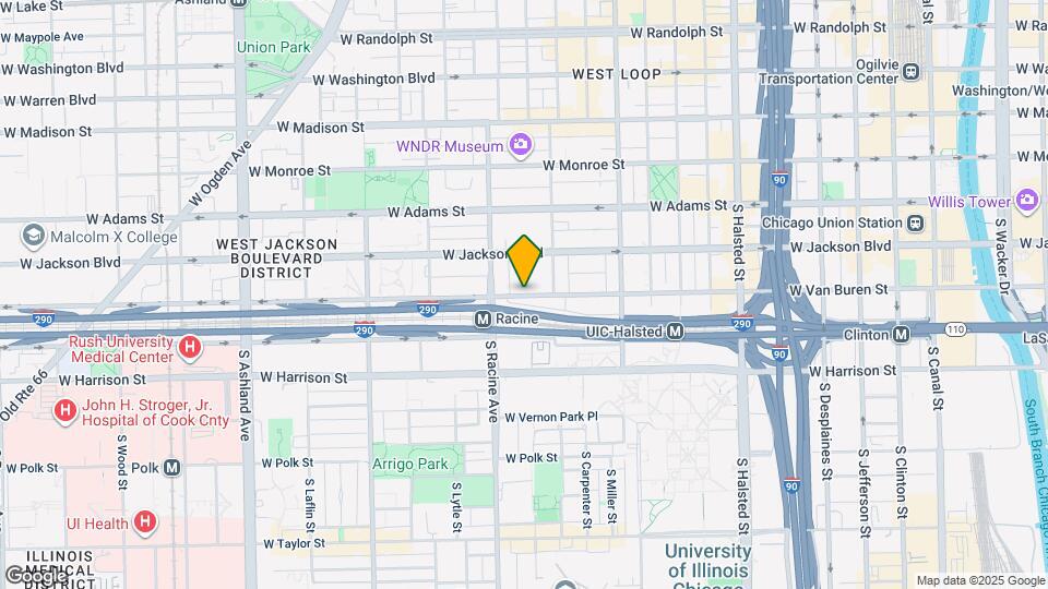 1130 W Van Buren St Map and Location Details