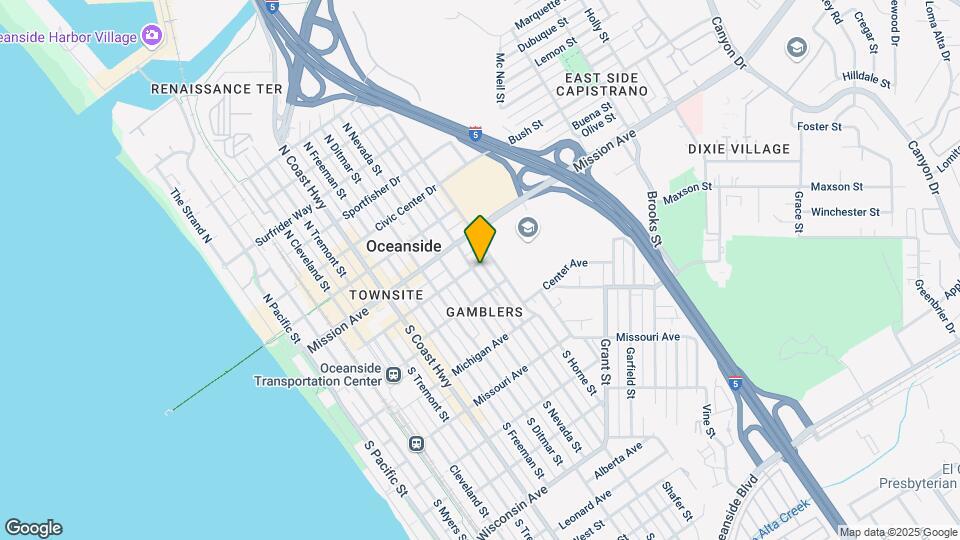 104 S Clementine St Map and Location Details